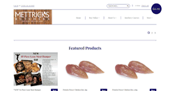 Desktop Screenshot of mettricksbutchers.com